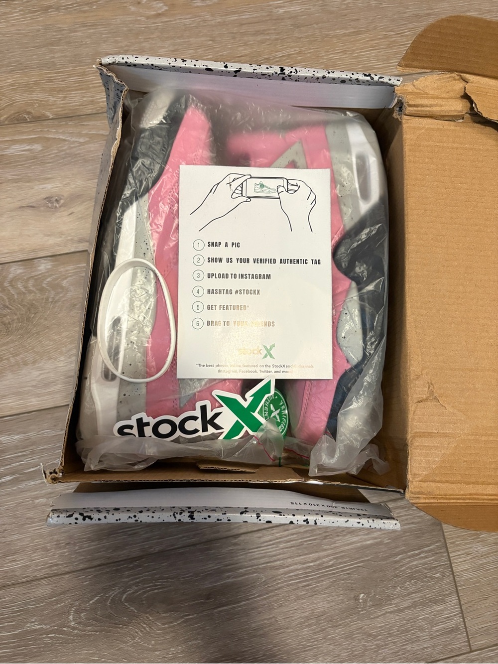 Nike Pink and White Women's Sneakers